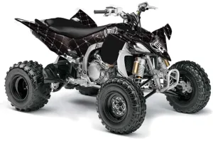 Yamaha YFZ 450SE / 450R ATV Graphic Kit - 2009-2013 Silver Star - Reloaded Black