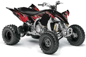 Yamaha YFZ 450SE / 450R ATV Graphic Kit - 2009-2013 Tribal Flame Maroon