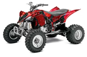 Yamaha YFZ 450R / SE ATV Graphic Kit - 2014-2019 Zombie Trooper Red