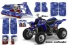 Yamaha Banshee 350 (Full Bore Plastics) ATV Graphic Kit - All Years Bone Collector Blue