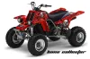 Yamaha Banshee 350 (Full Bore Plastics) ATV Graphic Kit - All Years Bone Collector Red