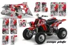 Yamaha Banshee 350 (Full Bore Plastics) ATV Graphic Kit - All Years Camoplate Red