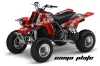 Yamaha Banshee 350 (Full Bore Plastics) ATV Graphic Kit - All Years Camoplate Red
