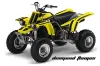 Yamaha Banshee 350 (Full Bore Plastics) ATV Graphic Kit - All Years Diamond Flames Yellow