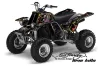 Yamaha Banshee 350 (Full Bore Plastics) ATV Graphic Kit - All Years Ed Hardy - Love Kills Black