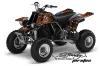 Yamaha Banshee 350 (Full Bore Plastics) ATV Graphic Kit - All Years Ed Hardy - Pirates Orange