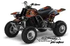 Yamaha Banshee 350 (Full Bore Plastics) ATV Graphic Kit - All Years Ed Hardy - Pirates Red