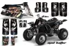 Yamaha Banshee 350 (Full Bore Plastics) ATV Graphic Kit - All Years Mad Hatter Black