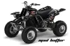 Yamaha Banshee 350 (Full Bore Plastics) ATV Graphic Kit - All Years Mad Hatter Black