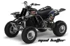 Yamaha Banshee 350 (Full Bore Plastics) ATV Graphic Kit - All Years Mad Hatter Black