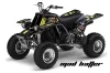 Yamaha Banshee 350 (Full Bore Plastics) ATV Graphic Kit - All Years Mad Hatter Black