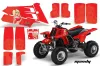 Yamaha Banshee 350 (Full Bore Plastics) ATV Graphic Kit - All Years Mandy Red