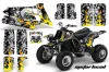 Yamaha Banshee 350 (Full Bore Plastics) ATV Graphic Kit - All Years Motorhead Black