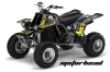 Yamaha Banshee 350 (Full Bore Plastics) ATV Graphic Kit - All Years Motorhead Black