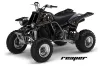 Yamaha Banshee 350 (Full Bore Plastics) ATV Graphic Kit - All Years Reaper Black