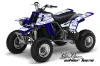 Yamaha Banshee 350 (Full Bore Plastics) ATV Graphic Kit - All Years Silver Star - Silverhaze Blue