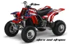 Yamaha Banshee 350 (Full Bore Plastics) ATV Graphic Kit - All Years Stars n Stripes Red