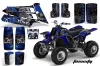 Yamaha Banshee 350 (Full Bore Plastics) ATV Graphic Kit - All Years Toxicity Blue