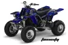 Yamaha Banshee 350 (Full Bore Plastics) ATV Graphic Kit - All Years Toxicity Blue