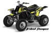 Yamaha Banshee 350 (Full Bore Plastics) ATV Graphic Kit - All Years Tribal Flames Yellow