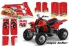Yamaha Banshee 350 (Full Bore Plastics) ATV Graphic Kit - All Years Vegas Baller Red