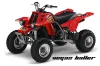 Yamaha Banshee 350 (Full Bore Plastics) ATV Graphic Kit - All Years Vegas Baller Red