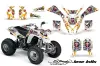 Yamaha Blaster YFS200 ATV Graphic Kit - 1988-2001 Ed Hardy - Love Kills White