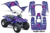Yamaha Breeze 125 ATV Graphic Kit - 1989-2007 Butterfly Purple