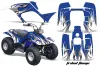 Yamaha Breeze 125 ATV Graphic Kit - 1989-2007 Tribal Flame Blue