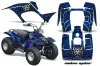 Yamaha Breeze 125 ATV Graphic Kit - 1989-2007 Widow Maker Blue