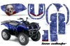 Yamaha Grizzly 660 ATV Graphic Kit - All Years Bone Collector Blue