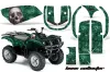 Yamaha Grizzly 660 ATV Graphic Kit - All Years Bone Collector Green