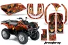 Yamaha Grizzly 660 ATV Graphic Kit - All Years Firestorm Red