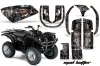 Yamaha Grizzly 660 ATV Graphic Kit - All Years Mad Hatter Black