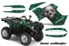 Yamaha Grizzly 700 / 550 ATV Graphic Kit - 2007-2014 Bone Collector Green