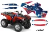 Yamaha Grizzly 700 / 550 ATV Graphic Kit - 2007-2014 Rebel