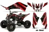 Yamaha Raptor 125 ATV Graphic Kit - 2011-2014 In Line Red