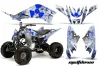 Yamaha Raptor 125 ATV Graphic Kit - 2011-2014 Meltdown Blue