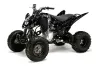 Yamaha Raptor 125 ATV Graphic Kit - 2011-2014 Silver Star - Reloaded Black