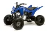 Yamaha Raptor 125 ATV Graphic Kit - 2011-2014 Silver Star - Reloaded Blue