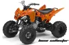 Yamaha Raptor 250 ATV Graphic Kit - 2008-2014 Bone Collector Orange