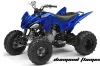 Yamaha Raptor 250 ATV Graphic Kit - 2008-2014 Diamond Flame Black
