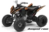Yamaha Raptor 250 ATV Graphic Kit - 2008-2014 Diamond Race Orange