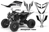 Yamaha Raptor 250 ATV Graphic Kit - 2008-2014 Diamond Race Silver