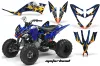 Yamaha Raptor 250 ATV Graphic Kit - 2008-2014 Motorhead Blue