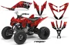 Yamaha Raptor 250 ATV Graphic Kit - 2008-2014 Reaper Red