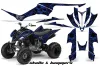 Yamaha Raptor 350 ATV Custom Graphic Kit - 2004-2014