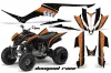 Yamaha Raptor 350 ATV Custom Graphic Kit - 2004-2014
