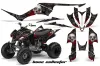 Yamaha Raptor 350 ATV Graphic Kit - 2004-2014 Bone Collector Black