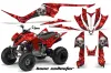 Yamaha Raptor 350 ATV Graphic Kit - 2004-2014 Bone Collector Red